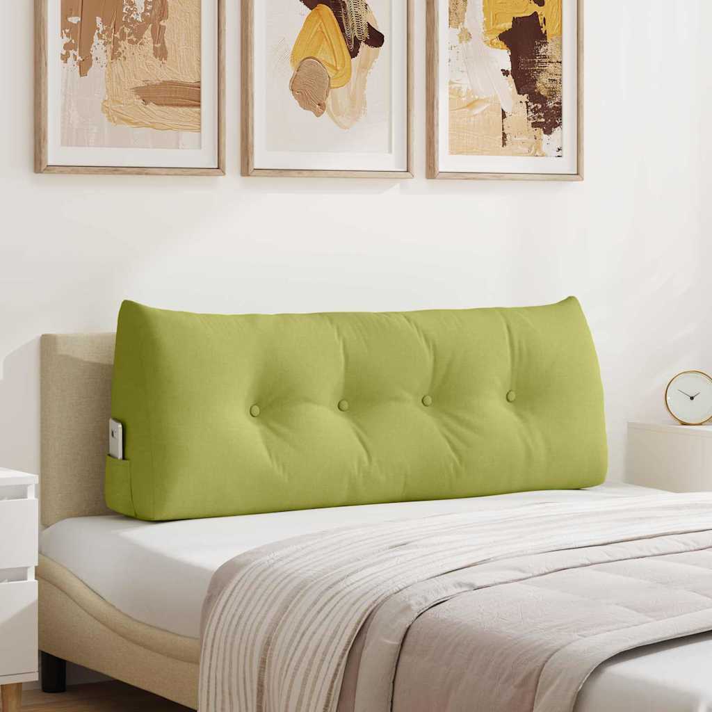 Cuscino per Schiena Verde chiaro 120 x 24 x 50 cm Tessuto