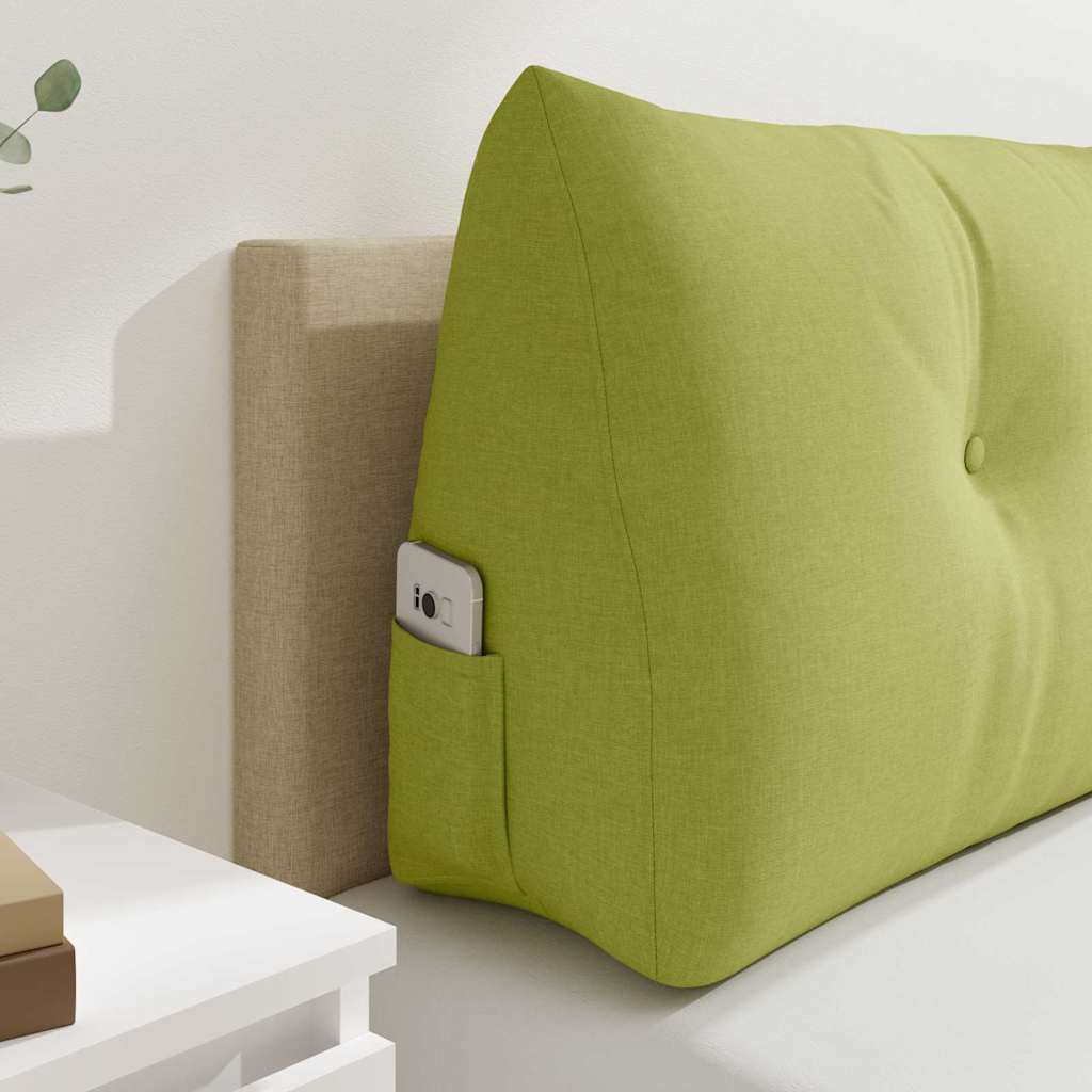 Cuscino per Schiena Verde chiaro 120 x 24 x 50 cm Tessuto
