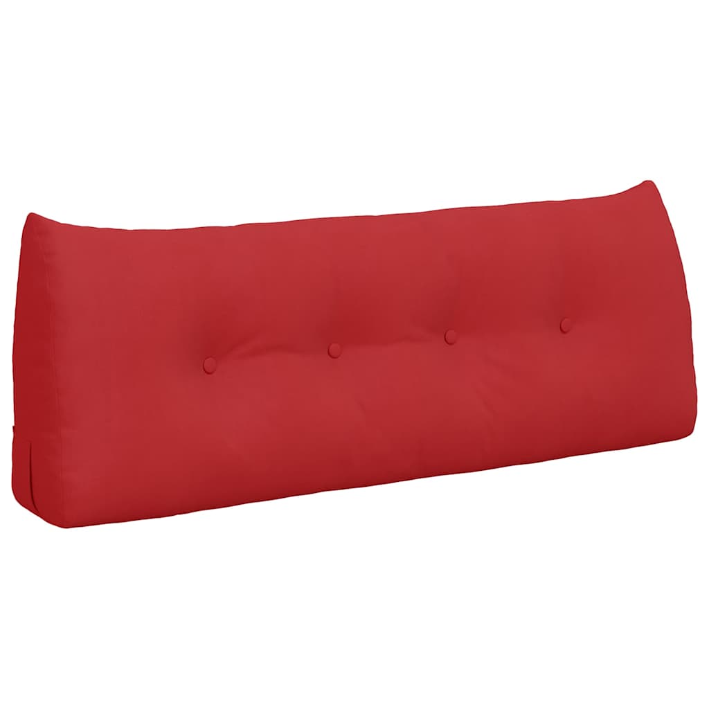 Cuscino per Schiena Rosso 120 x 24 x 50 cm Tessuto