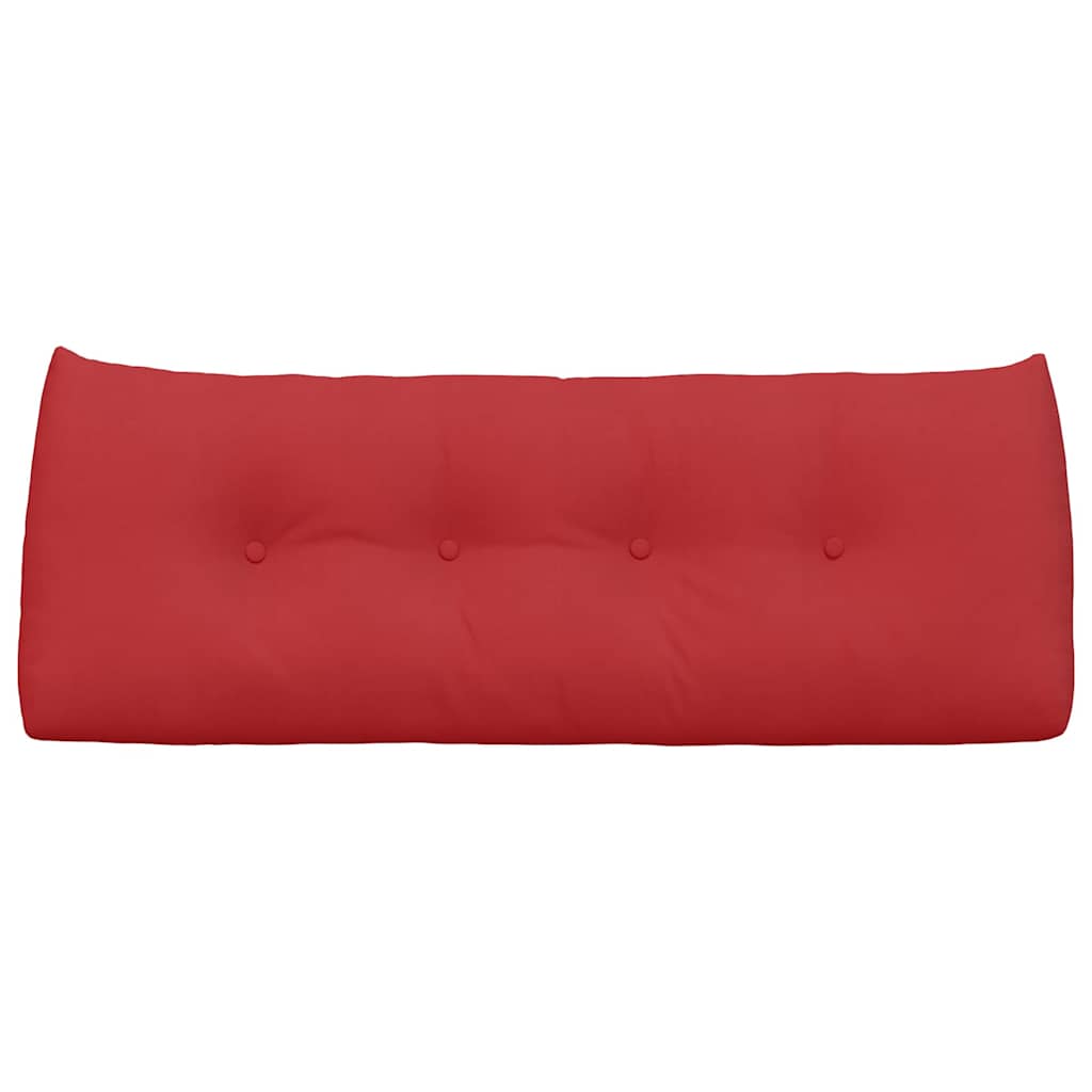 Cuscino per Schiena Rosso 120 x 24 x 50 cm Tessuto