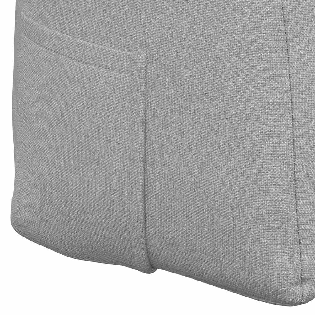 Cuscino per Schiena Grigio Nuvola 120 x 24 x 50 cm Tessuto