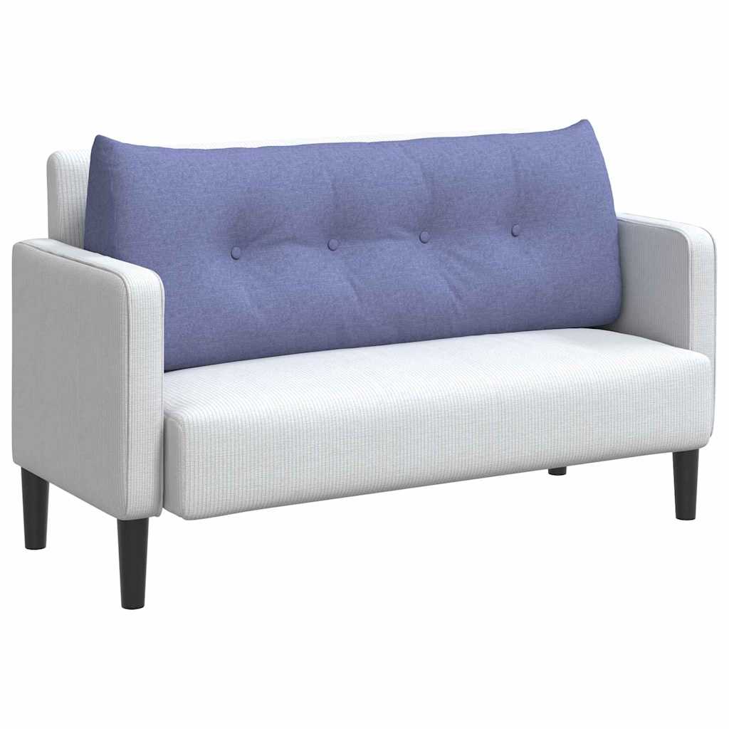 Cuscino per Schiena Blu jeans 120 x 24 x 50 cm Tessuto