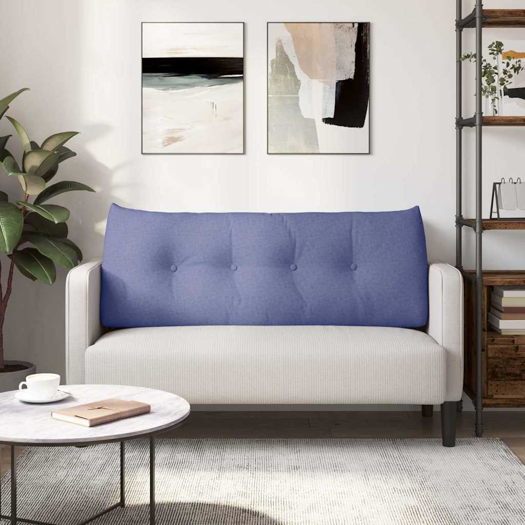 Cuscino per Schiena Blu jeans 120 x 24 x 50 cm Tessuto