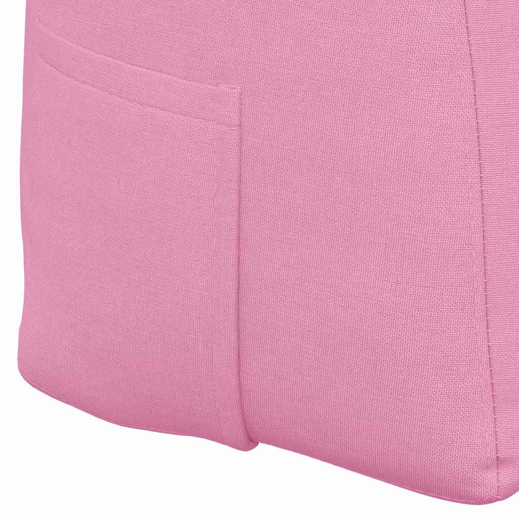 Cuscino per Schiena Rosa 120 x 24 x 50 cm Tessuto