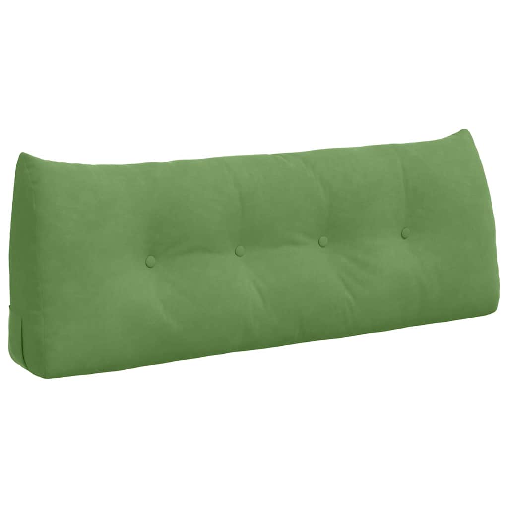 Cuscino per Schiena Verde chiaro 120 x 24 x 50 cm Velluto
