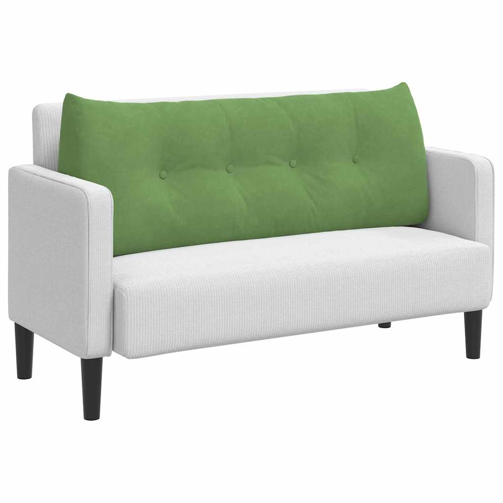 Cuscino per Schiena Verde chiaro 120 x 24 x 50 cm Velluto