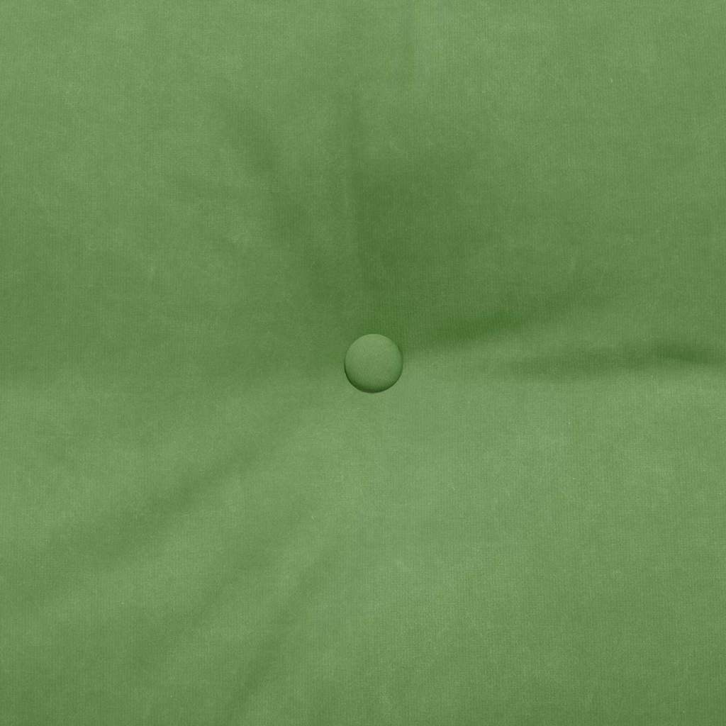 Cuscino per Schiena Verde chiaro 120 x 24 x 50 cm Velluto