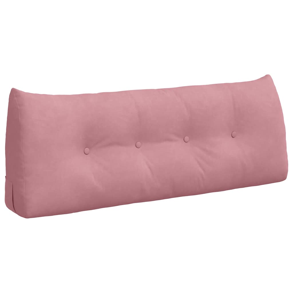 Cuscino per Schiena Rosa 120 x 24 x 50 cm Velluto