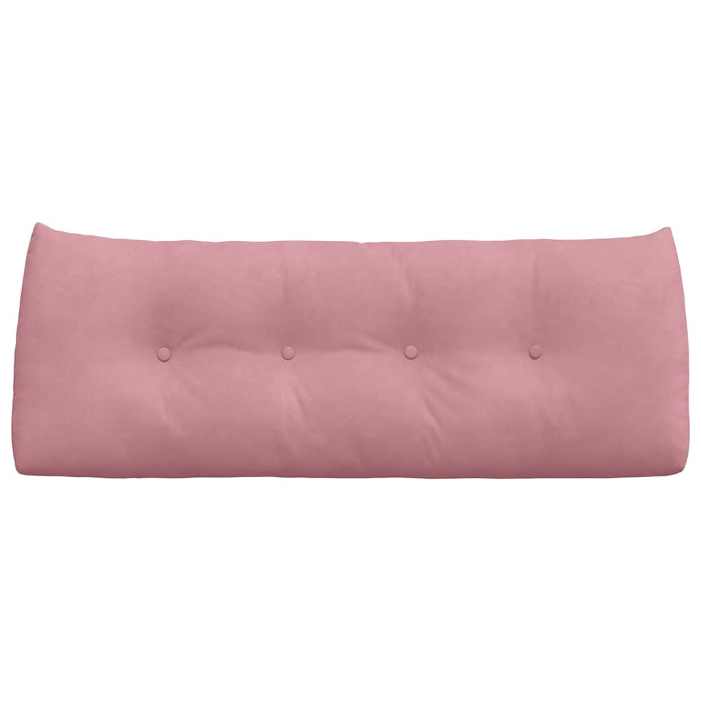 Cuscino per Schiena Rosa 120 x 24 x 50 cm Velluto