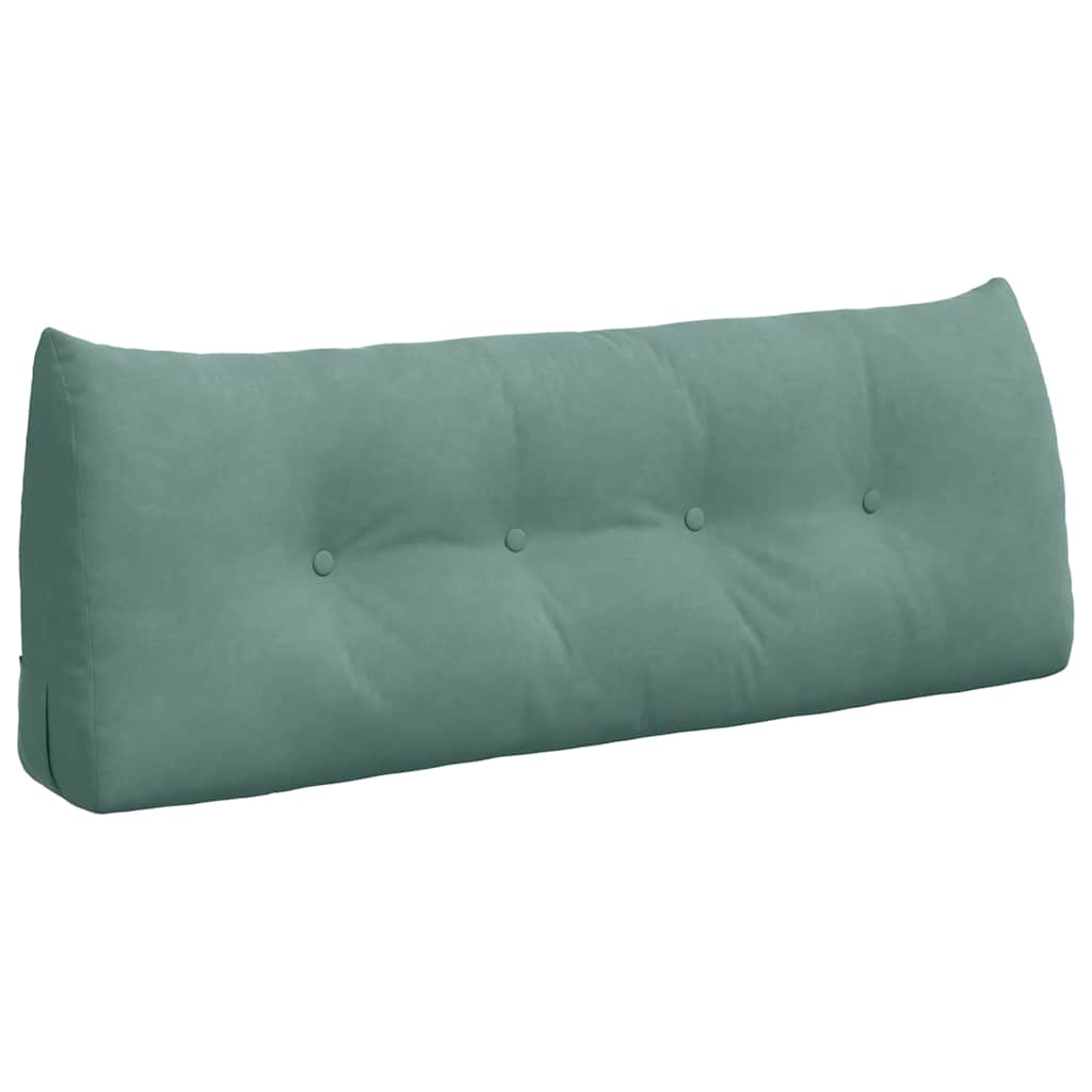 Cuscino per Schiena Verde Mare 120 x 24 x 50 cm Velluto