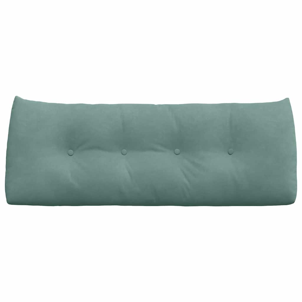 Cuscino per Schiena Verde Mare 120 x 24 x 50 cm Velluto