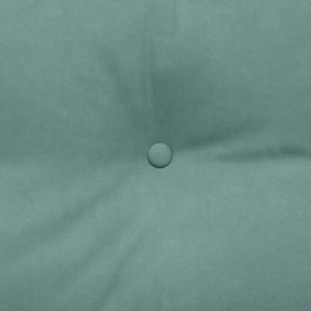 Cuscino per Schiena Verde Mare 120 x 24 x 50 cm Velluto