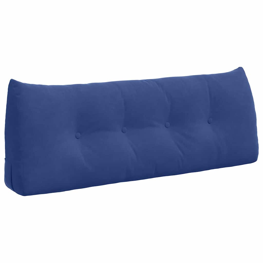 Cuscino per Schiena Blu Polizia 120 x 24 x 50 cm Velluto