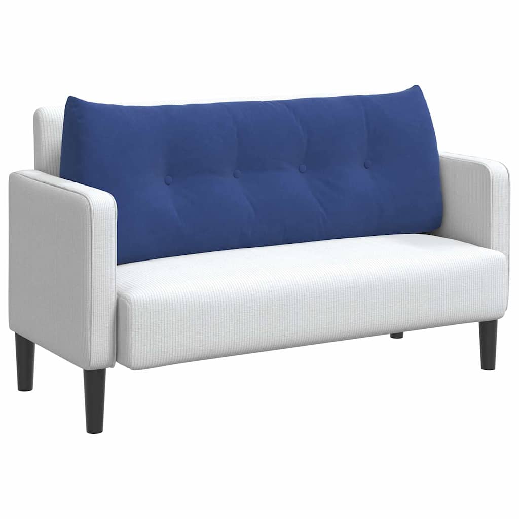 Cuscino per Schiena Blu Polizia 120 x 24 x 50 cm Velluto