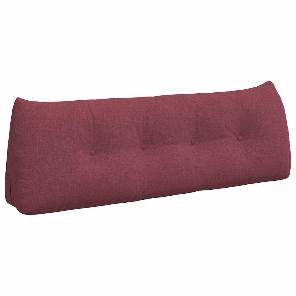 Cuscino per Schiena Rosso Vino 140 x 24 x 50 cm Tessuto
