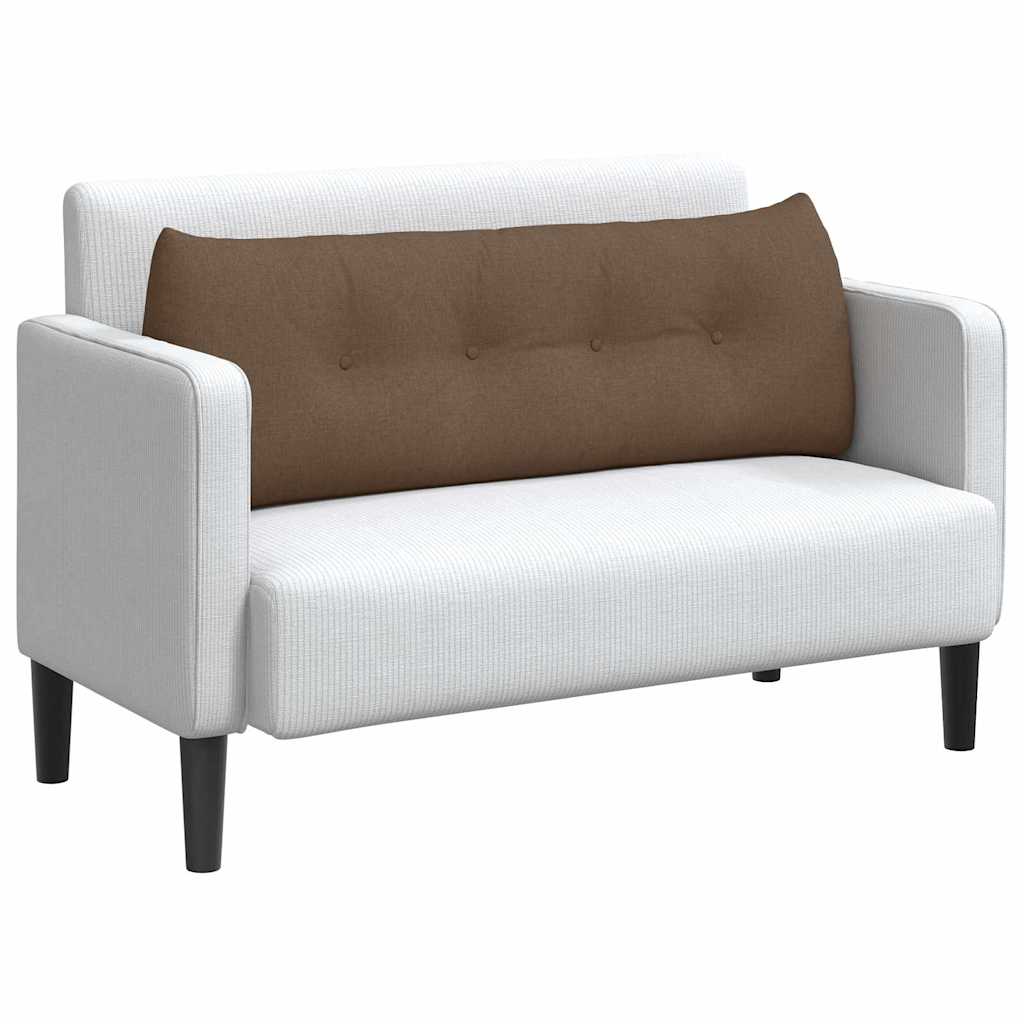 Cuscino per Schiena Marrone 140 x 24 x 50 cm Tessuto