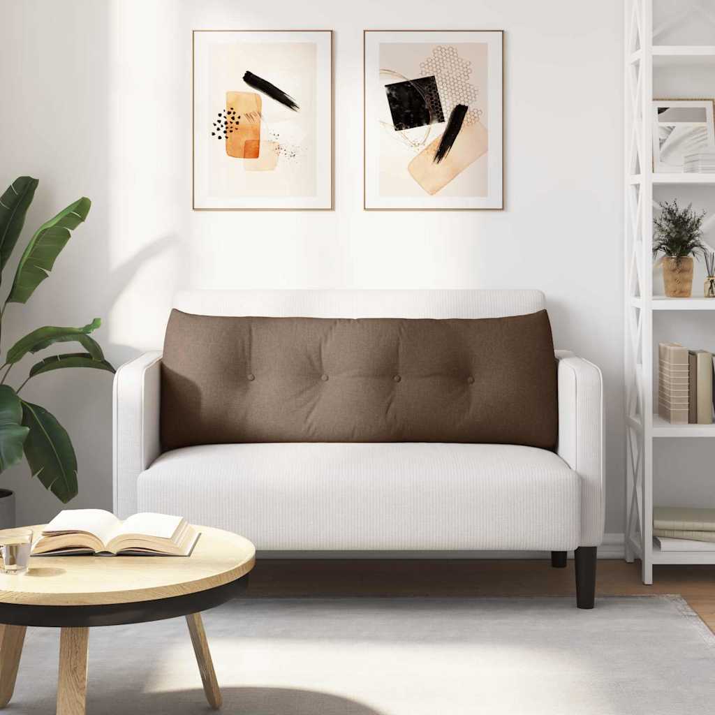 Cuscino per Schiena Marrone 140 x 24 x 50 cm Tessuto