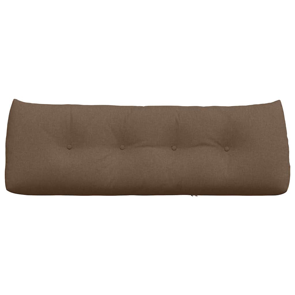 Cuscino per Schiena Marrone 140 x 24 x 50 cm Tessuto