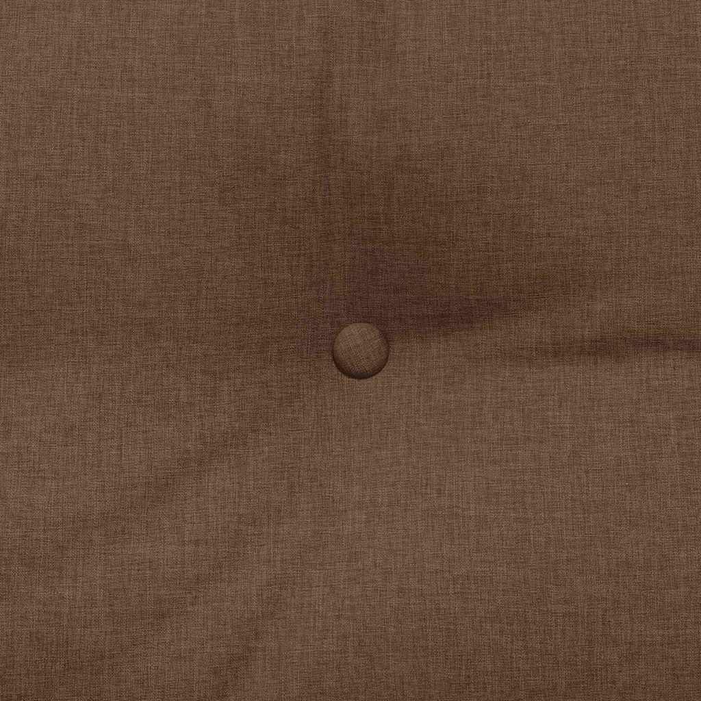 Cuscino per Schiena Marrone 140 x 24 x 50 cm Tessuto