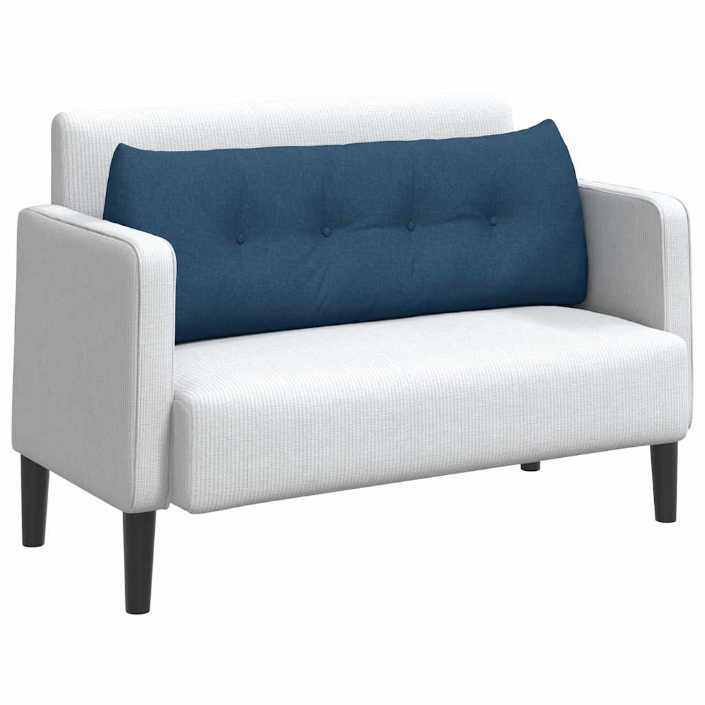 Cuscino per Schiena Blu 140 x 24 x 50 cm Tessuto