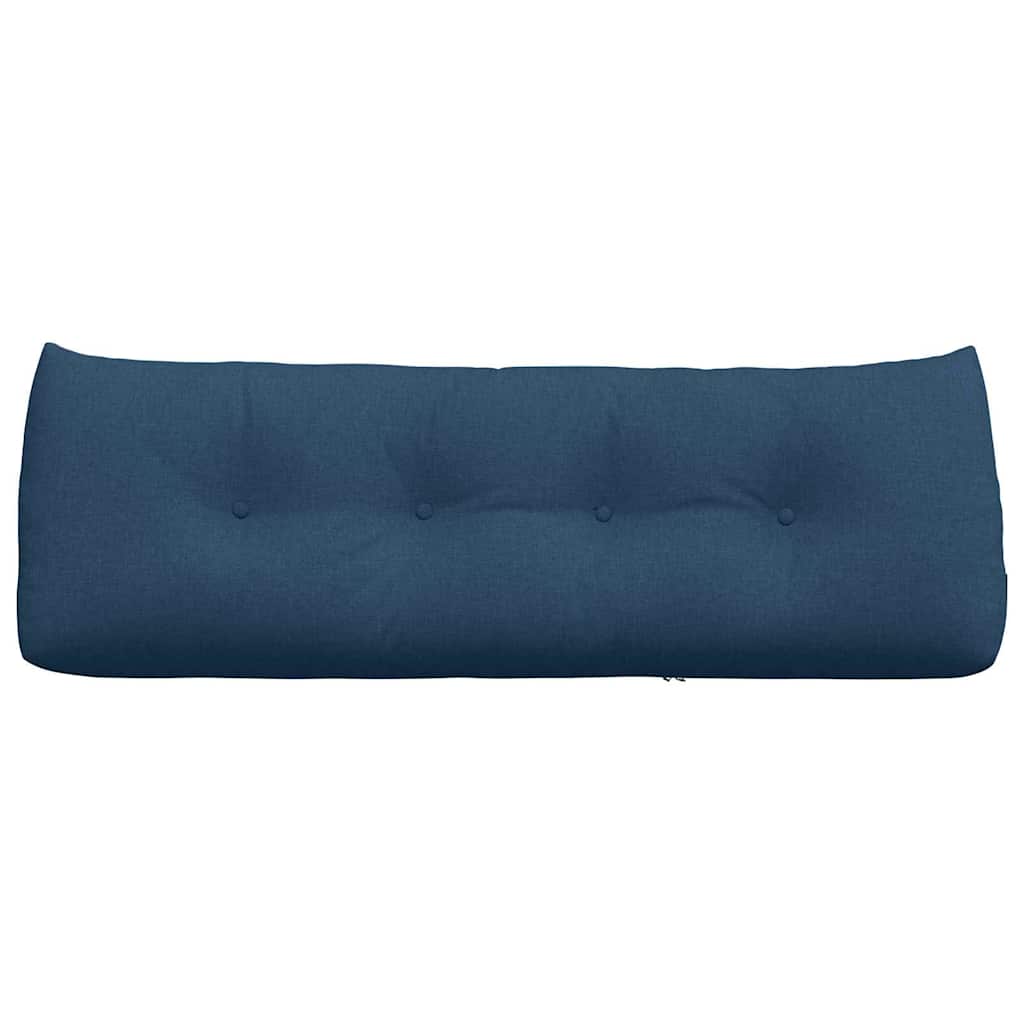 Cuscino per Schiena Blu 140 x 24 x 50 cm Tessuto