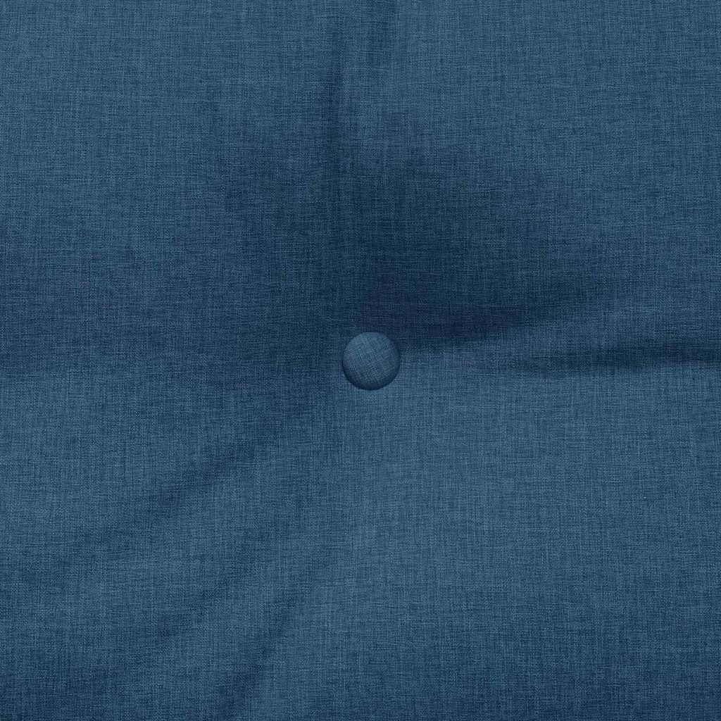 Cuscino per Schiena Blu 140 x 24 x 50 cm Tessuto