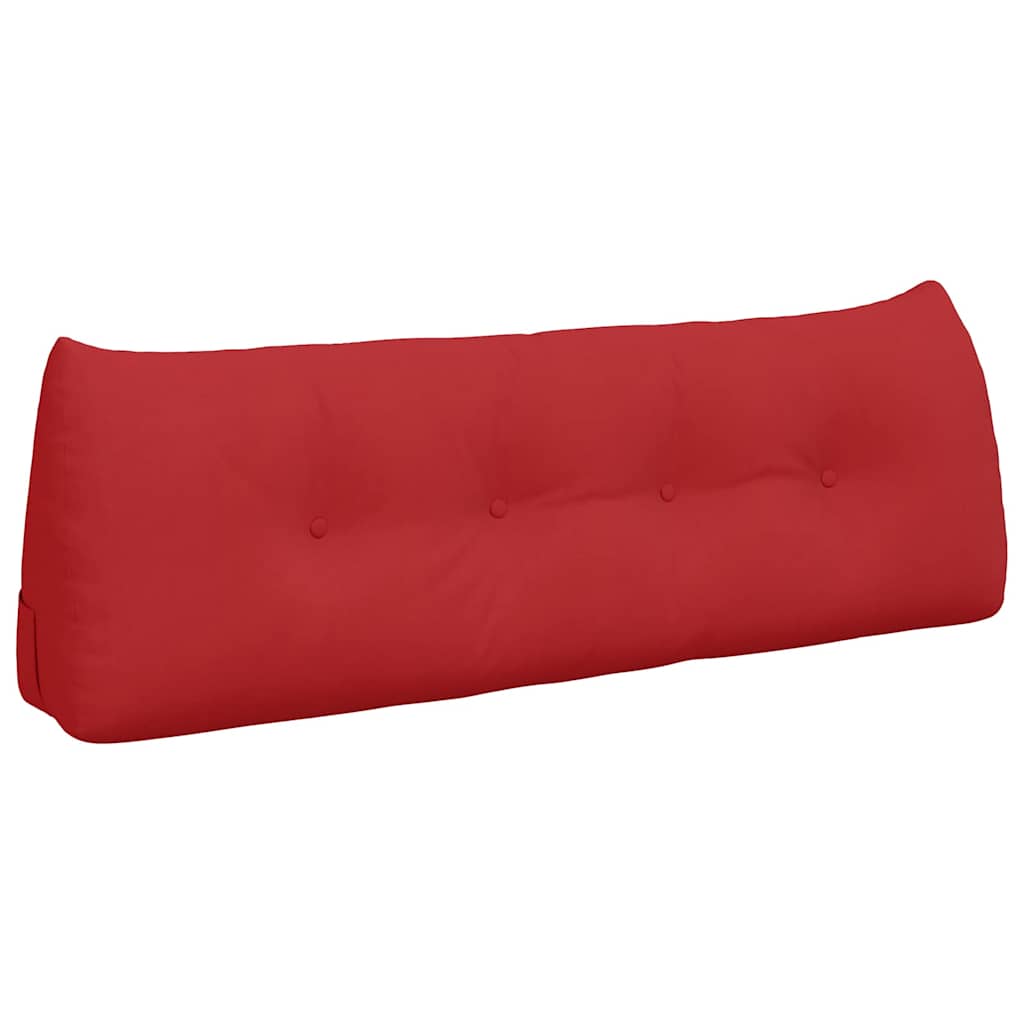 Cuscino per Schiena Rosso 140 x 24 x 50 cm Tessuto
