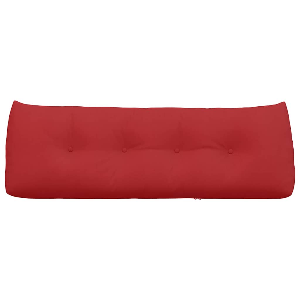 Cuscino per Schiena Rosso 140 x 24 x 50 cm Tessuto