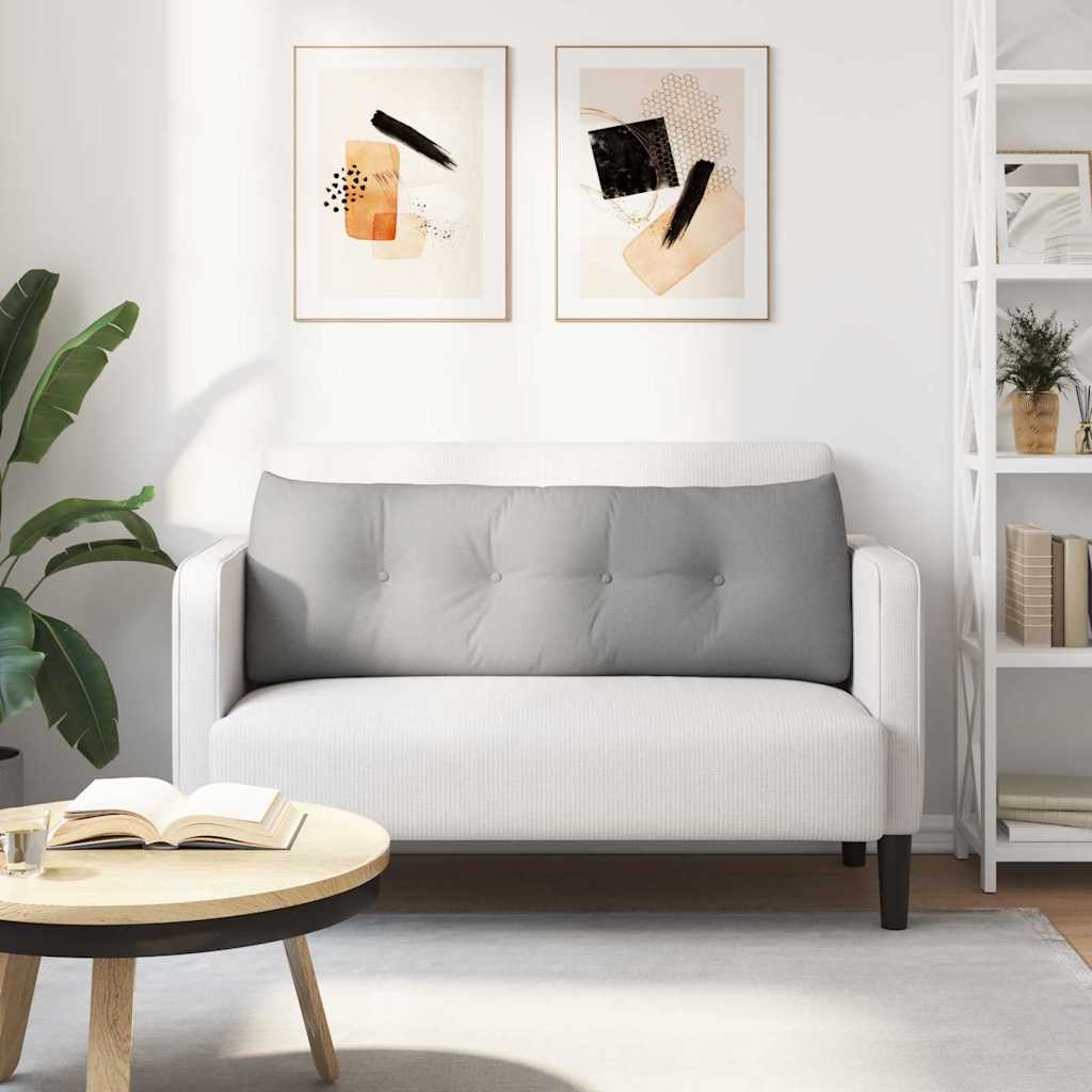 Cuscino per Schiena Grigio Nuvola 140 x 24 x 50 cm Tessuto