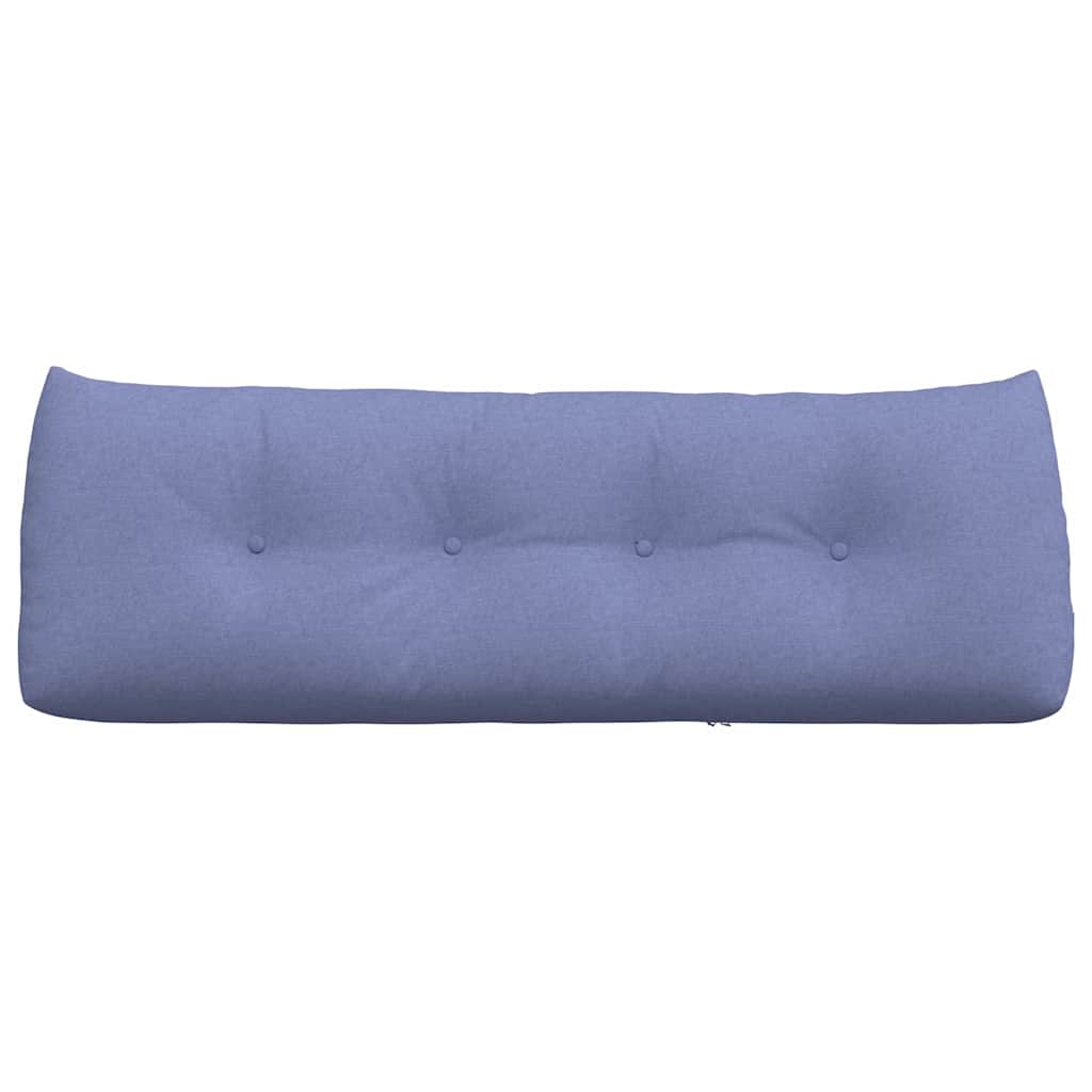 Cuscino per Schiena Blu jeans 140 x 24 x 50 cm Tessuto