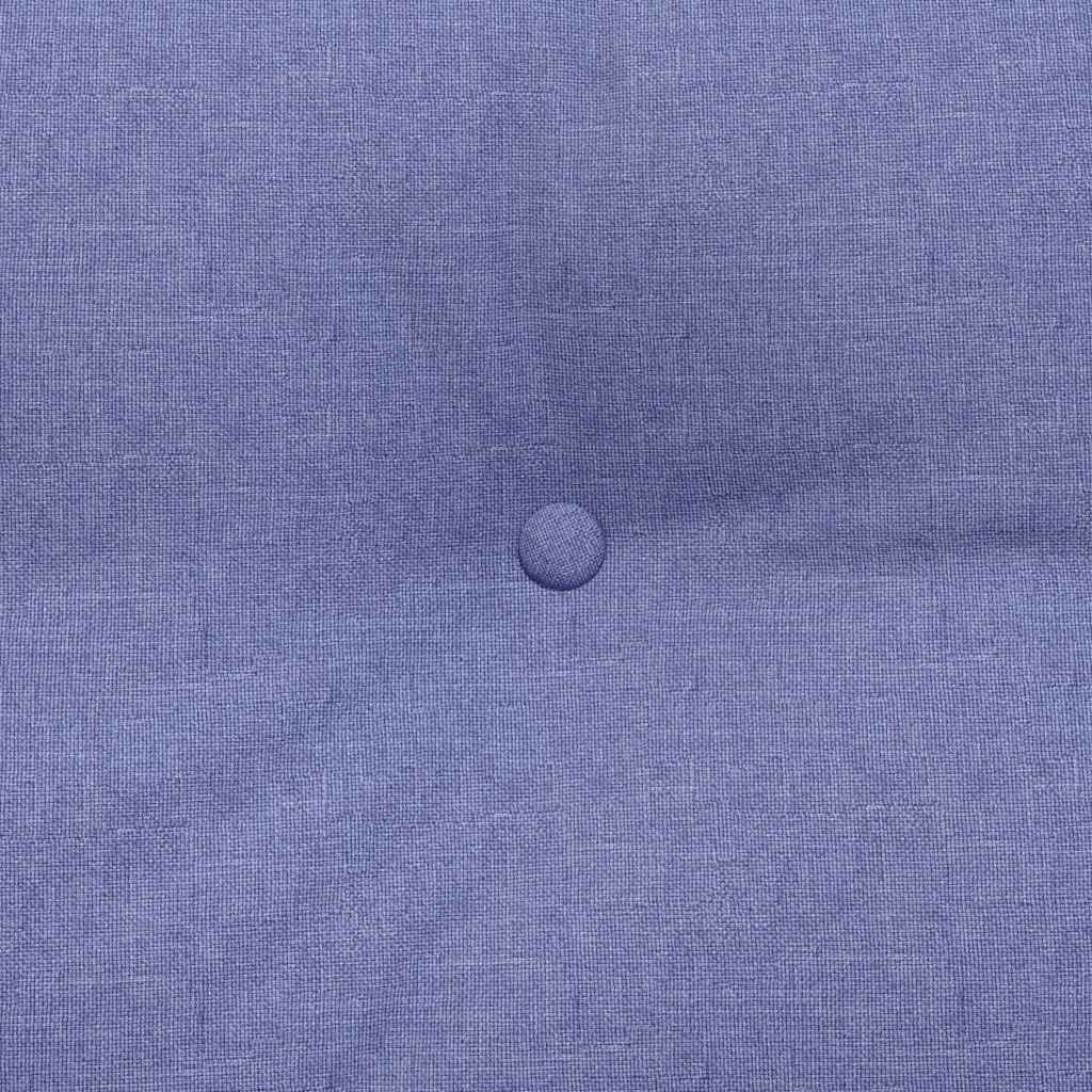 Cuscino per Schiena Blu jeans 140 x 24 x 50 cm Tessuto