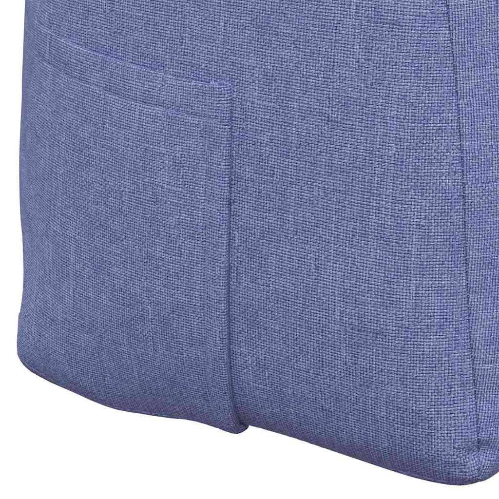 Cuscino per Schiena Blu jeans 140 x 24 x 50 cm Tessuto