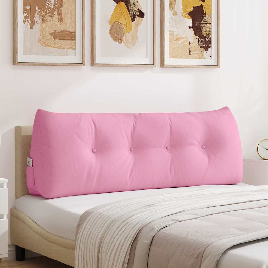 Cuscino per Schiena Rosa 140 x 24 x 50 cm Tessuto