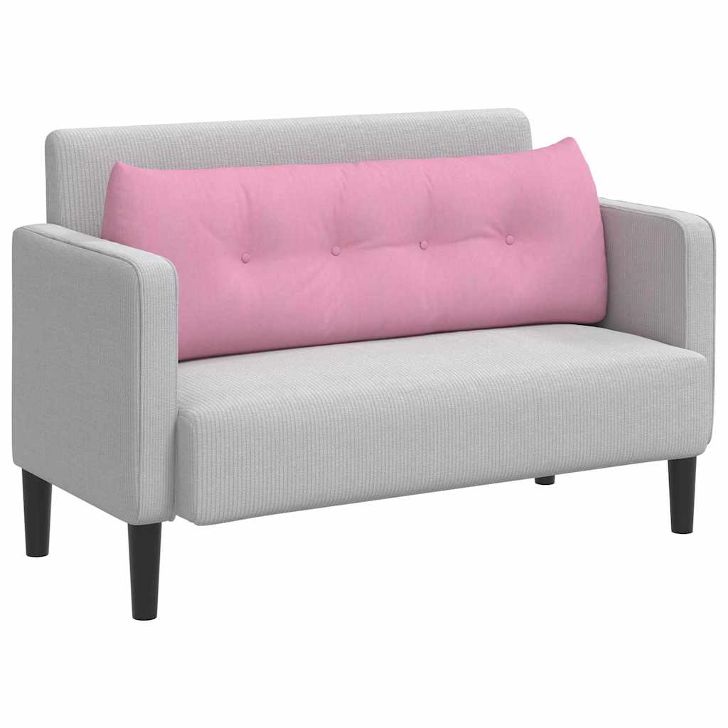 Cuscino per Schiena Rosa 140 x 24 x 50 cm Tessuto