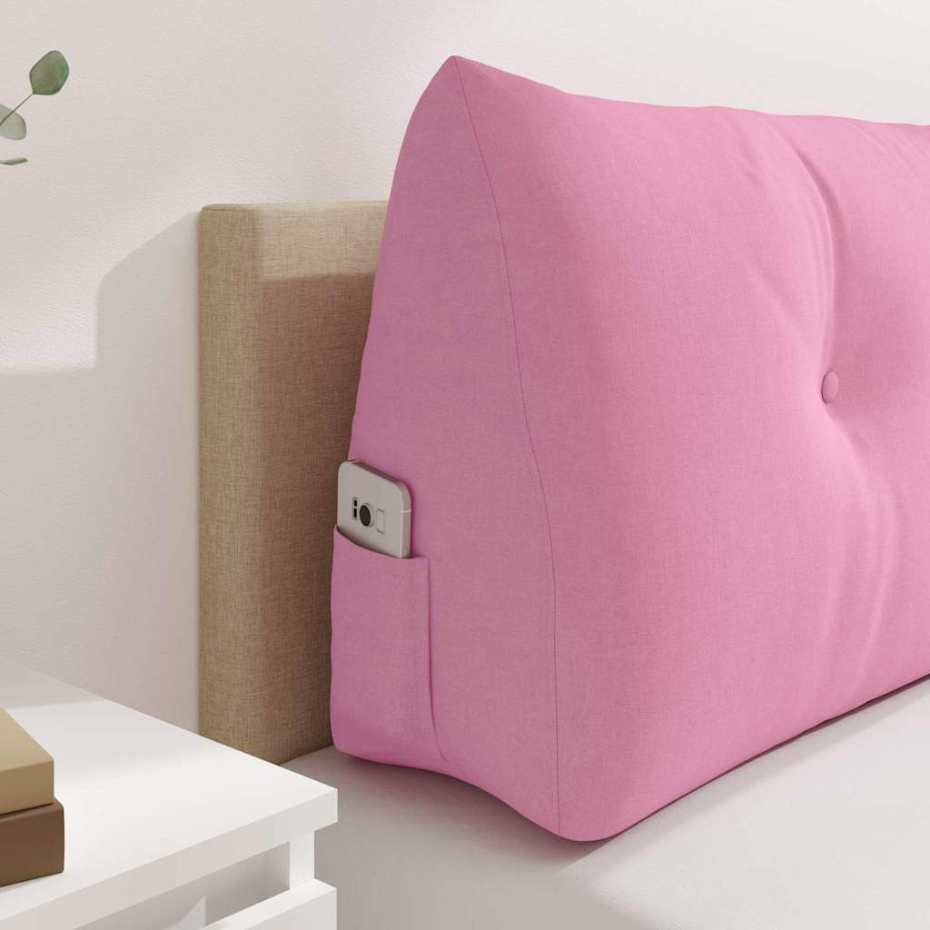 Cuscino per Schiena Rosa 140 x 24 x 50 cm Tessuto