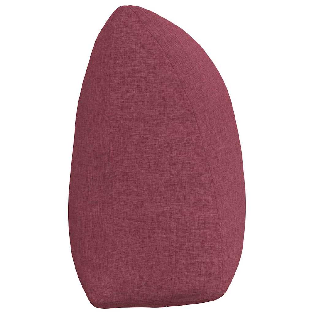 Cuscino per Schiena Rosso Vino 160 x 24 x 50 cm Tessuto