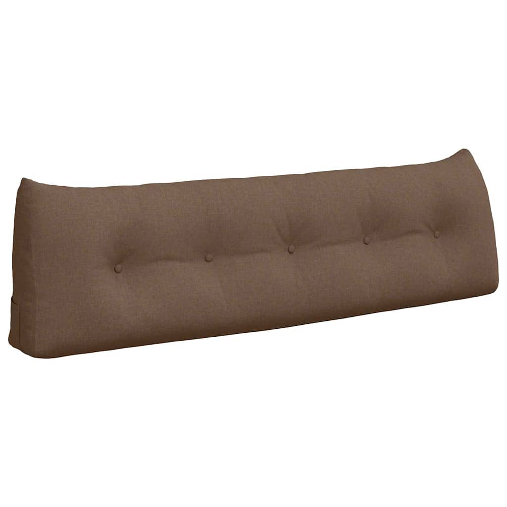 Cuscino per Schiena Marrone 160 x 24 x 50 cm Tessuto