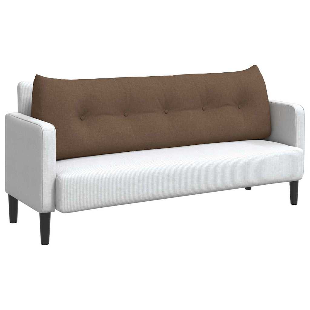 Cuscino per Schiena Marrone 160 x 24 x 50 cm Tessuto