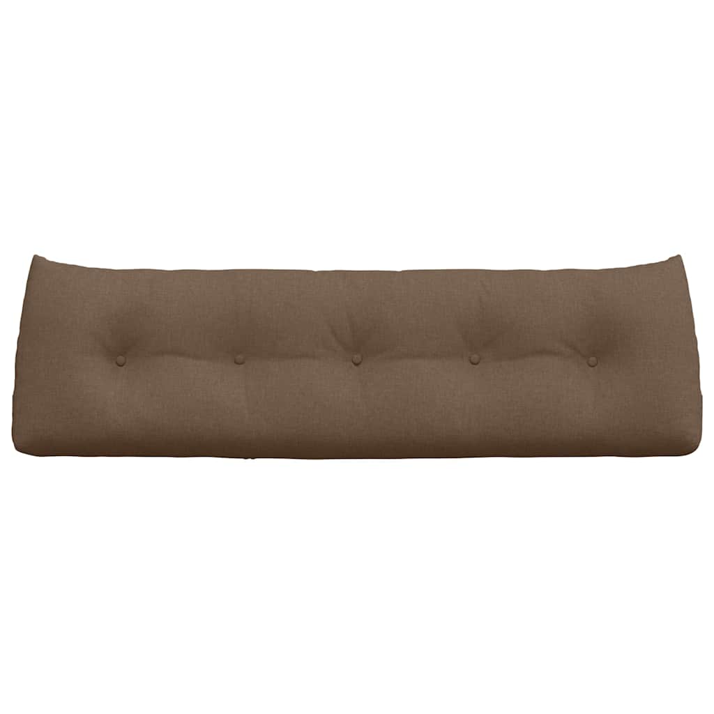 Cuscino per Schiena Marrone 160 x 24 x 50 cm Tessuto
