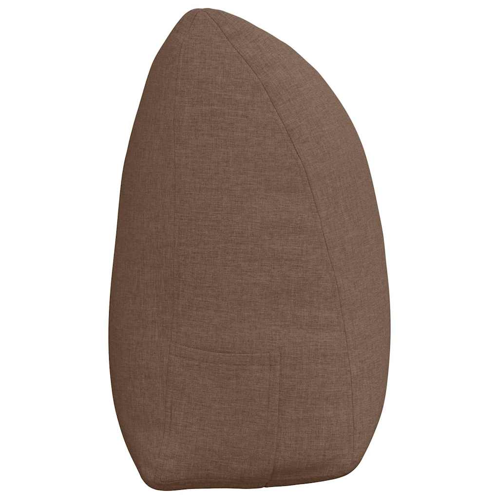Cuscino per Schiena Marrone 160 x 24 x 50 cm Tessuto