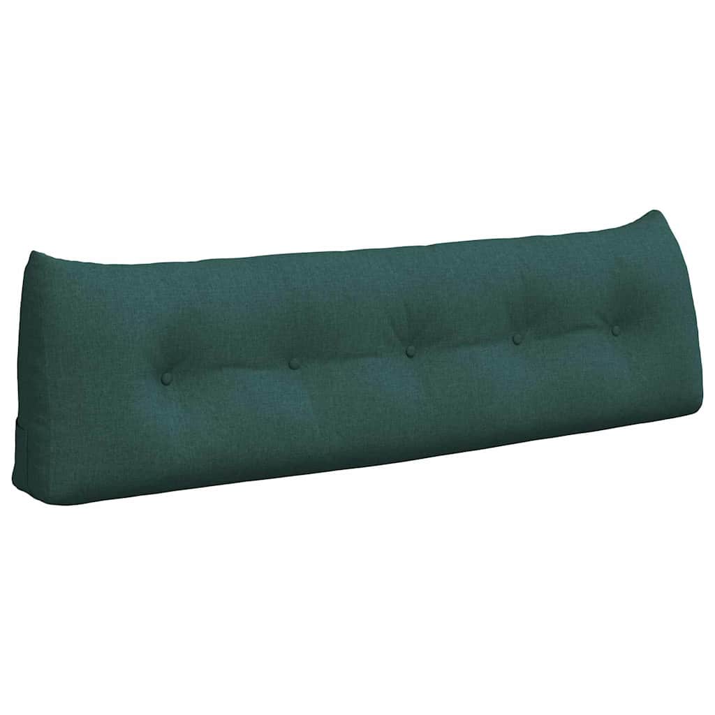 Cuscino per Schiena Verde Scuro 160 x 24 x 50 cm Tessuto