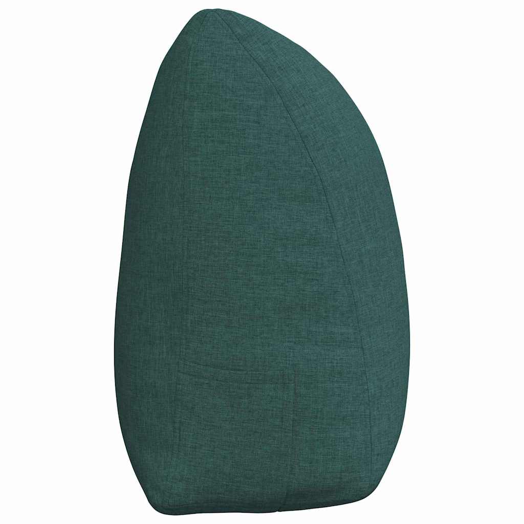 Cuscino per Schiena Verde Scuro 160 x 24 x 50 cm Tessuto