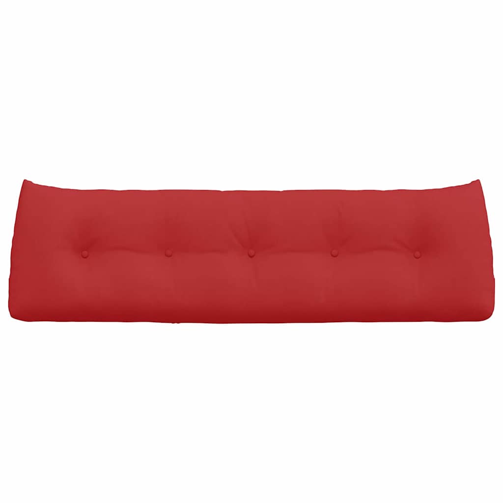 Cuscino per Schiena Rosso 160 x 24 x 50 cm Tessuto
