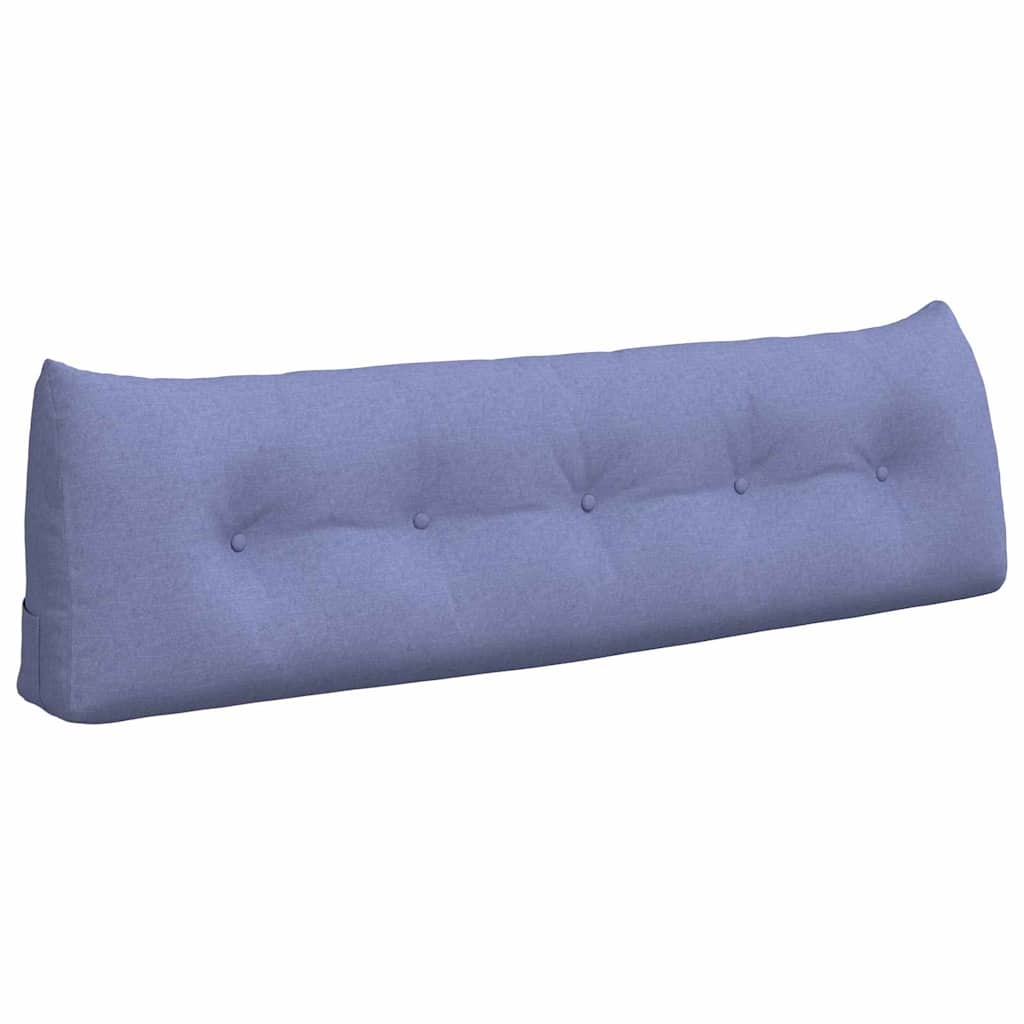 Cuscino per Schiena Blu jeans 160 x 24 x 50 cm Tessuto