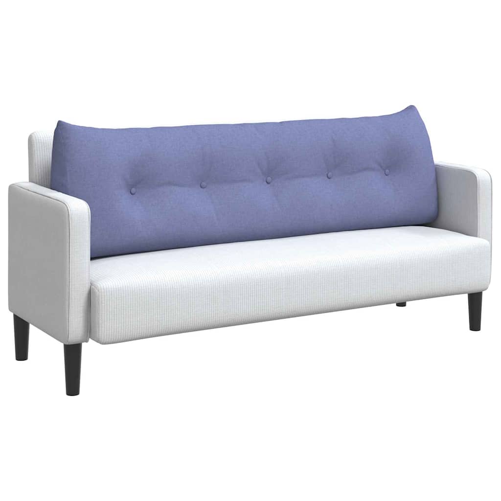 Cuscino per Schiena Blu jeans 160 x 24 x 50 cm Tessuto