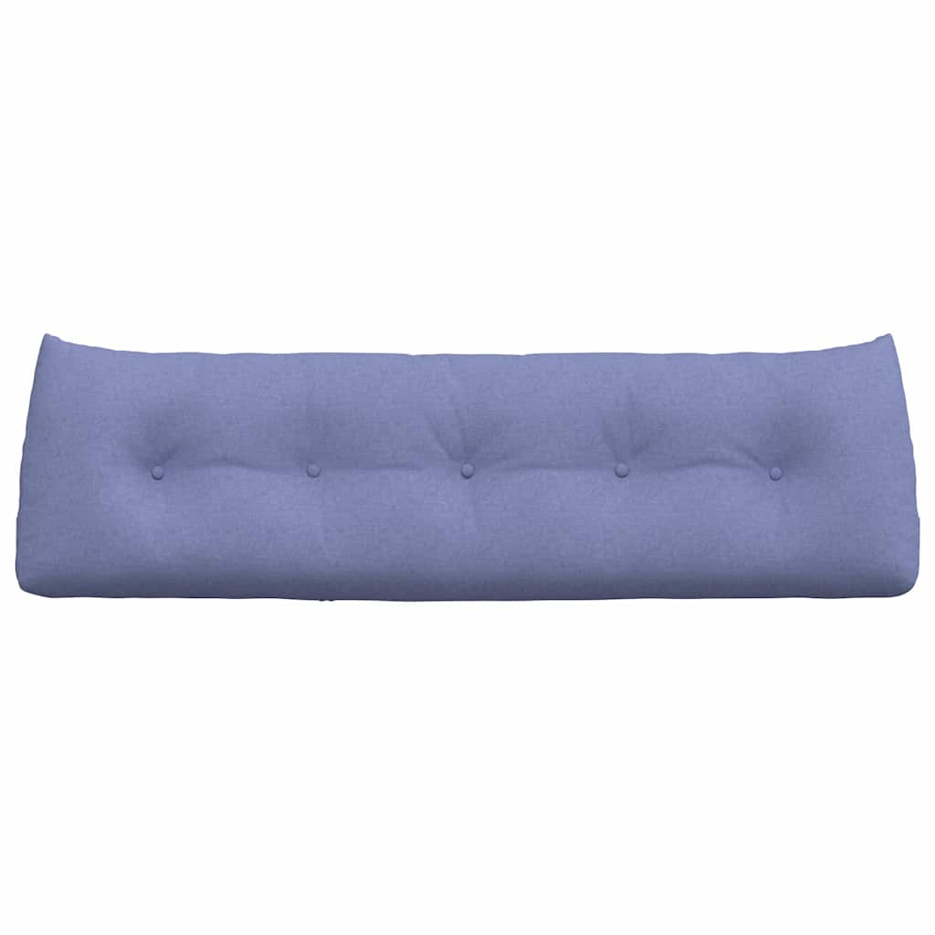 Cuscino per Schiena Blu jeans 160 x 24 x 50 cm Tessuto