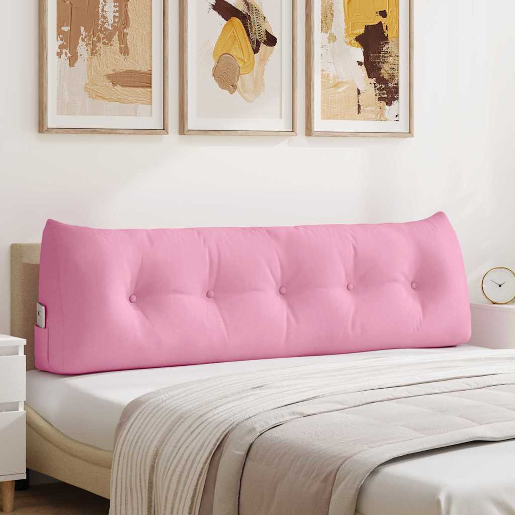 Cuscino per Schiena Rosa 160 x 24 x 50 cm Tessuto