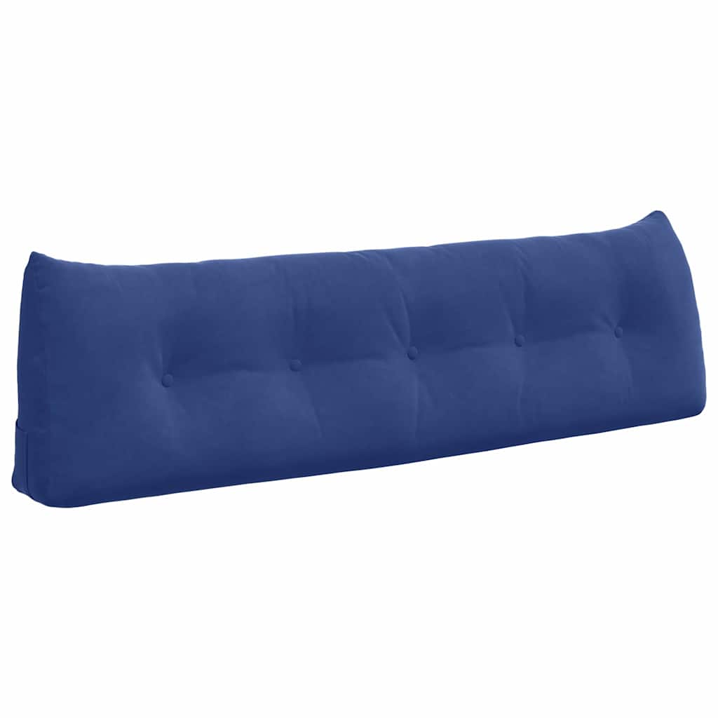 Cuscino per Schiena Blu Polizia 160 x 24 x 50 cm Velluto