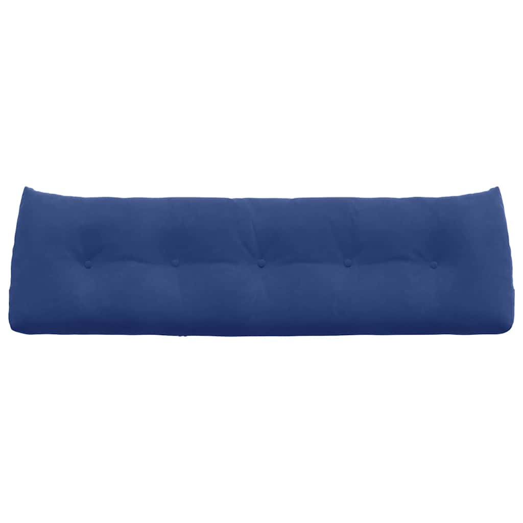 Cuscino per Schiena Blu Polizia 160 x 24 x 50 cm Velluto