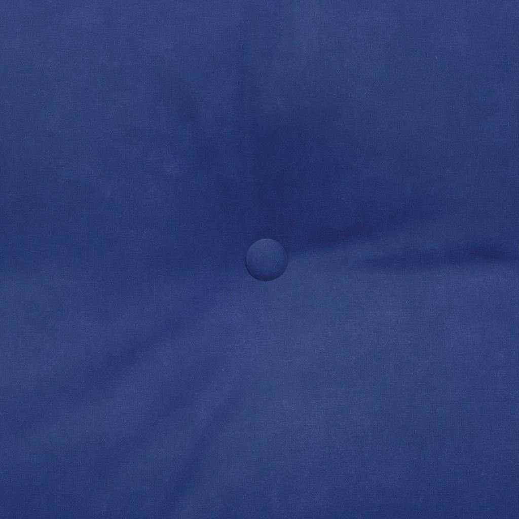 Cuscino per Schiena Blu Polizia 160 x 24 x 50 cm Velluto